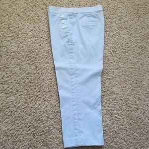 Counterparts Blue and White Capri Pants